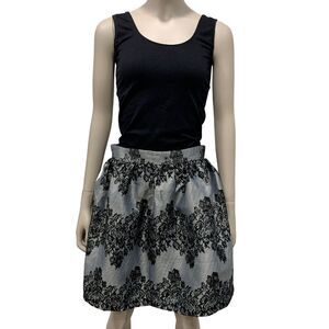 Aqua Mini Bell Skirt Lace Overlay Size M NEW